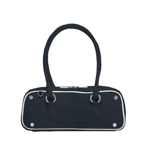 Meredith Small Nautical Navy/Silver