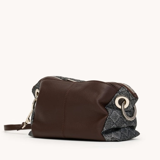 daniel crossbody clutch sml diamond marquee/silver