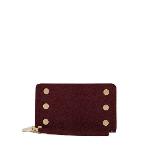 Bryant Wallet Cherrywood Pebble/Brushed Gold