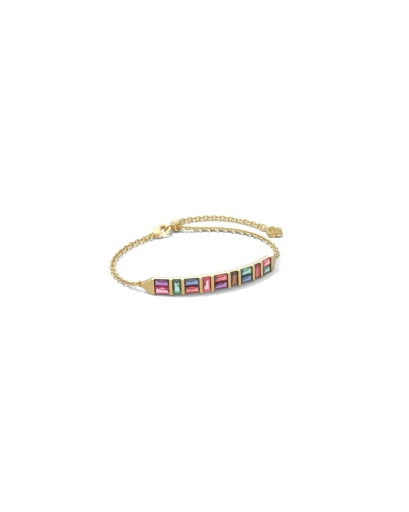 NEW!  9608856158 JAMIE DELICATE CHAIN BRACELET GOLD MULTI MIX ONE SIZE