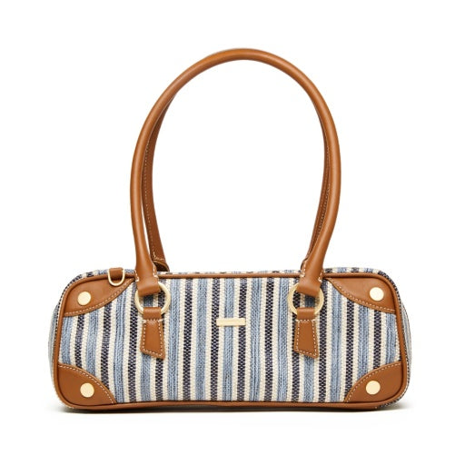 Meredith Small Cabana Blue/Brushed Gold