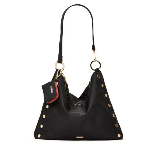 Kyle Large Black Nylon Cargo/Gold