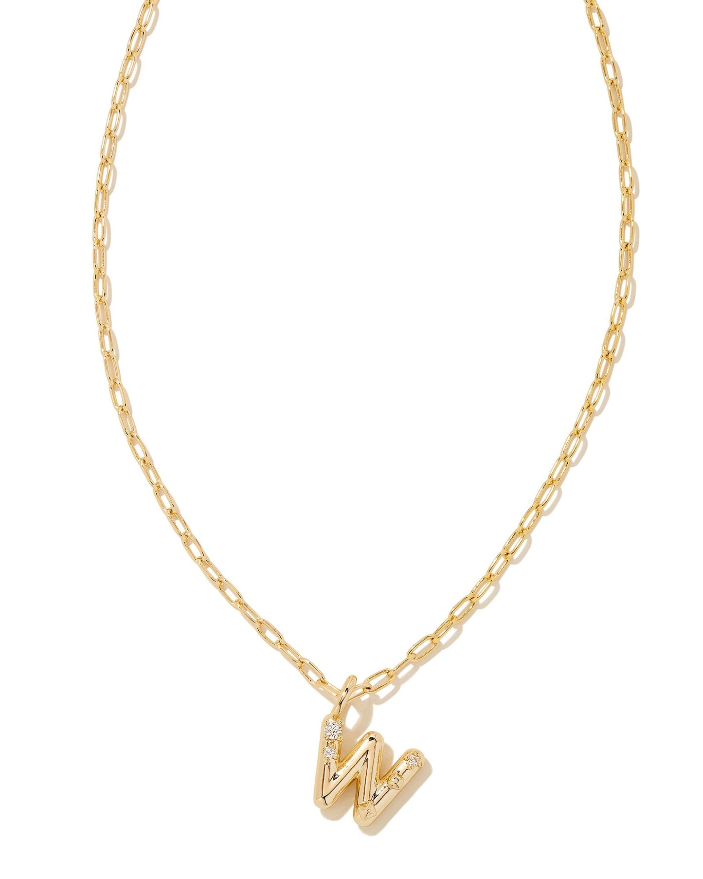 9608856322 CRYSTAL LETTER W Gold
