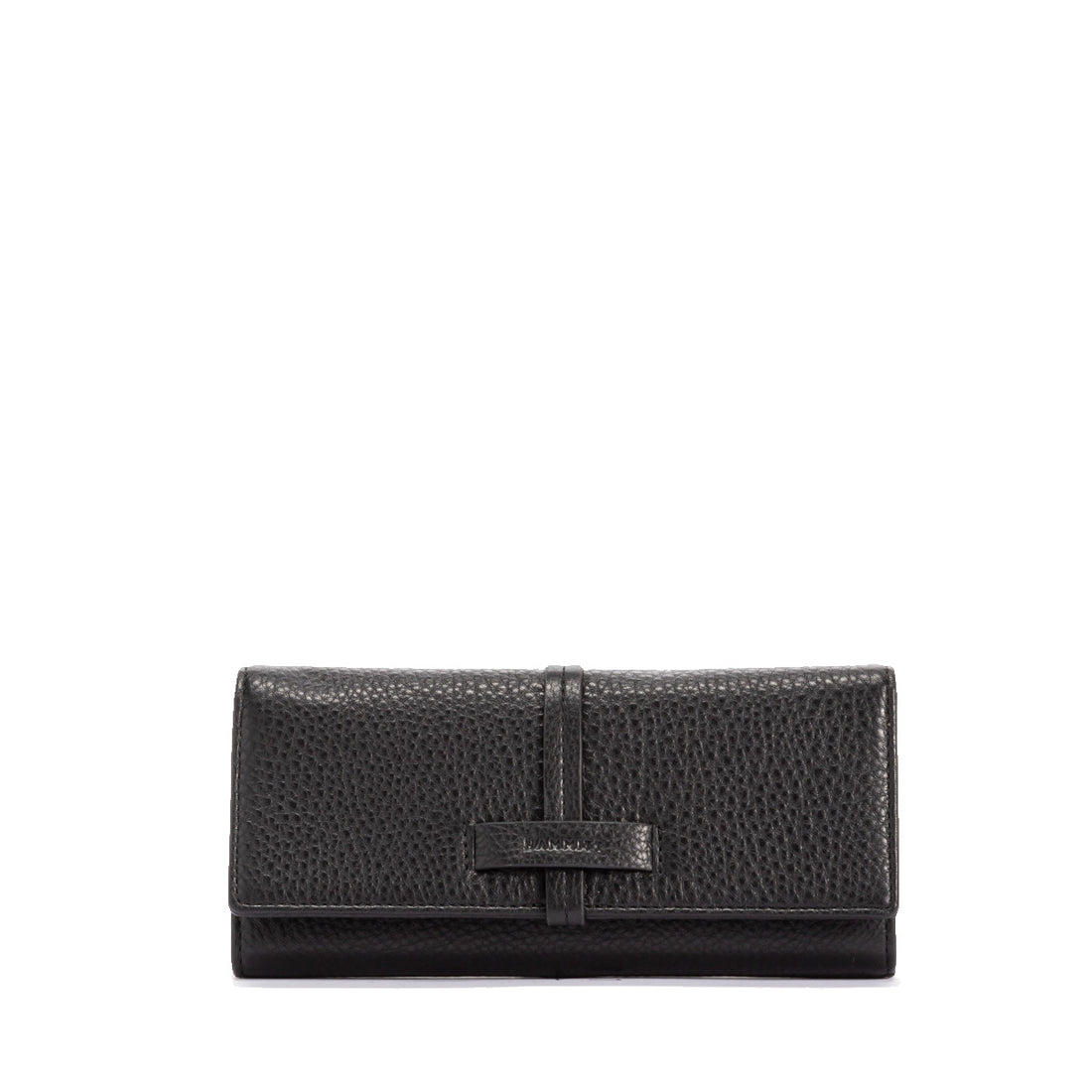 Hammitt Benjamin wallet slim Black/Gunmetal – Michele's Boutique